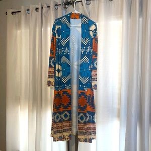 Aztec duster jacket